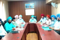Meeting of  Office Bearers,  BMSL Foundation Chandigarh being held on 02.04.2022